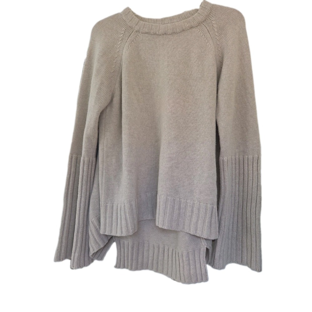 Tuckernuck Tan Neutral Knit Sweater Wool Cashmere Blend Small
